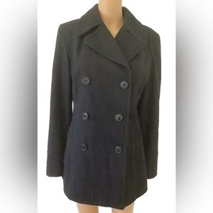 Collection by Gallery Coat Women's Size M wool blend black